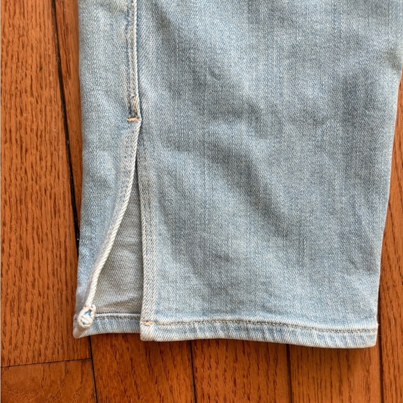 Frame Denim Le Sylvie Crop Side-Slit Ankle Straight-Leg Jeans - Picture 8 of 9